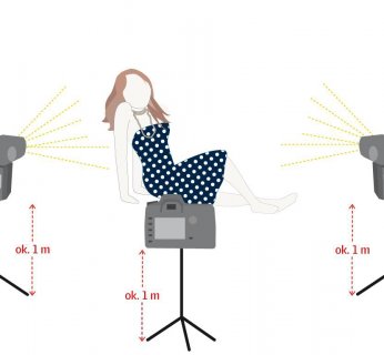 Obserwujemy oświetlenie naturalne - rozstawienie lamp