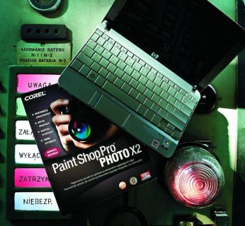 Netbook HP2133 Mininote, czy Corel Paint Shop?