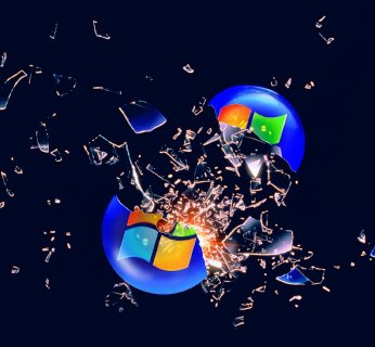 zniszczone logo windows - problem z OS