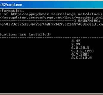 Za pomocą polecenia »appupdater -l« dowiesz się, jakie programy potrafi aktualizować narzędzie AppUpdater.