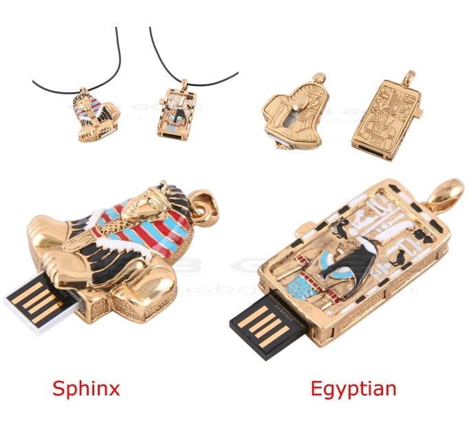 Model Sphinx mierzy 41 x 36 x 14 mm, natomiast Egyptian - 44 x 22,6 x 7,8 mm