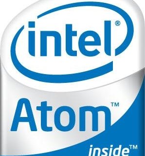 Logo procesora Intel Atom