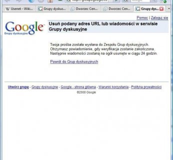 5. Na podany adres przychodzi email z linkiem potwierdzającym. Klikamy go, a Google informuje, że nasz wniosek zostanie rozpatrzony w ciągu 24 godzin.