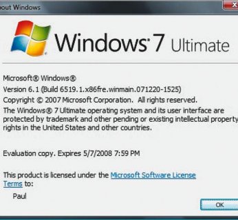 W Internecie pojawiają się już pierwsze zrzuty ekranu następcy systemu Vista – Windows 7 – oraz pierwsze wersje beta. Wersje te są prawdziwe, co można wywnioskować m.in. na podstawie kilku nowych zintegrowanych funkcji.
