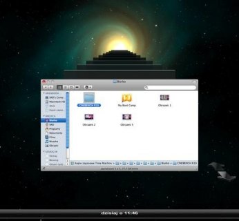 Oprogramowanie Time Machine firmy Apple zabezpiecza dane na zewnętrznych dyskach twardych, przy okazji zadziwiając wizualnymi efektami.