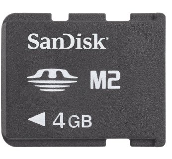 Karty pamięci typu M2 używane są w telefonach marki Sony-Ericsson