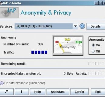 Darmowy anonimizer JAP rozprasza strumienie danych na wiele różnych serwerów.