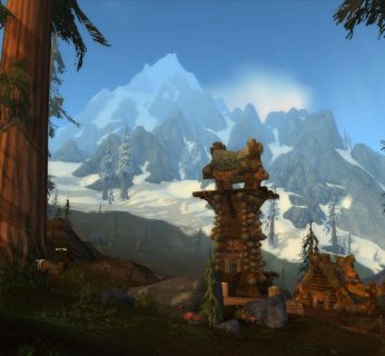 Silnik graficzny World of Warcraft to nieznacznie zmodyfikowany engine Warcrafta III, co nie przeszkadza mu w generowaniu przepięknych krain