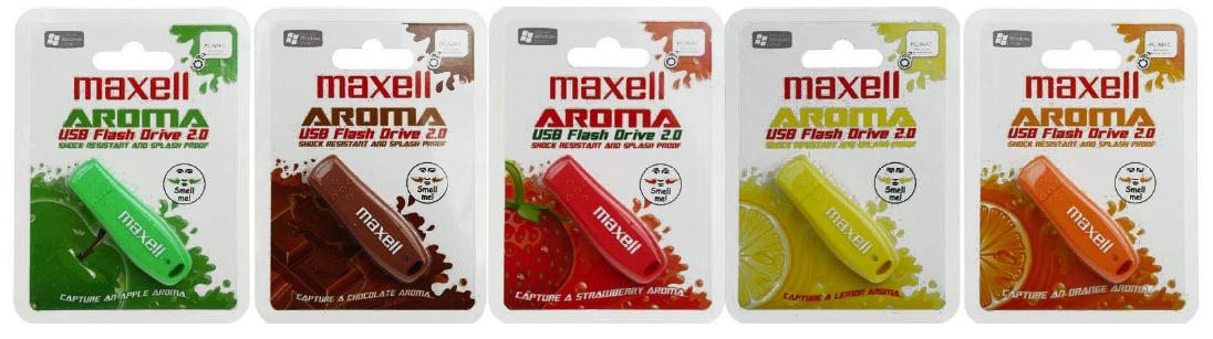 Pendrive’y zapachowe marki Maxell