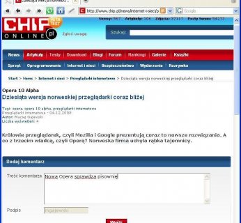Opera 10 nie jest jeszcze gotowa, ale norwescy programiści już myślą o następnej wersji