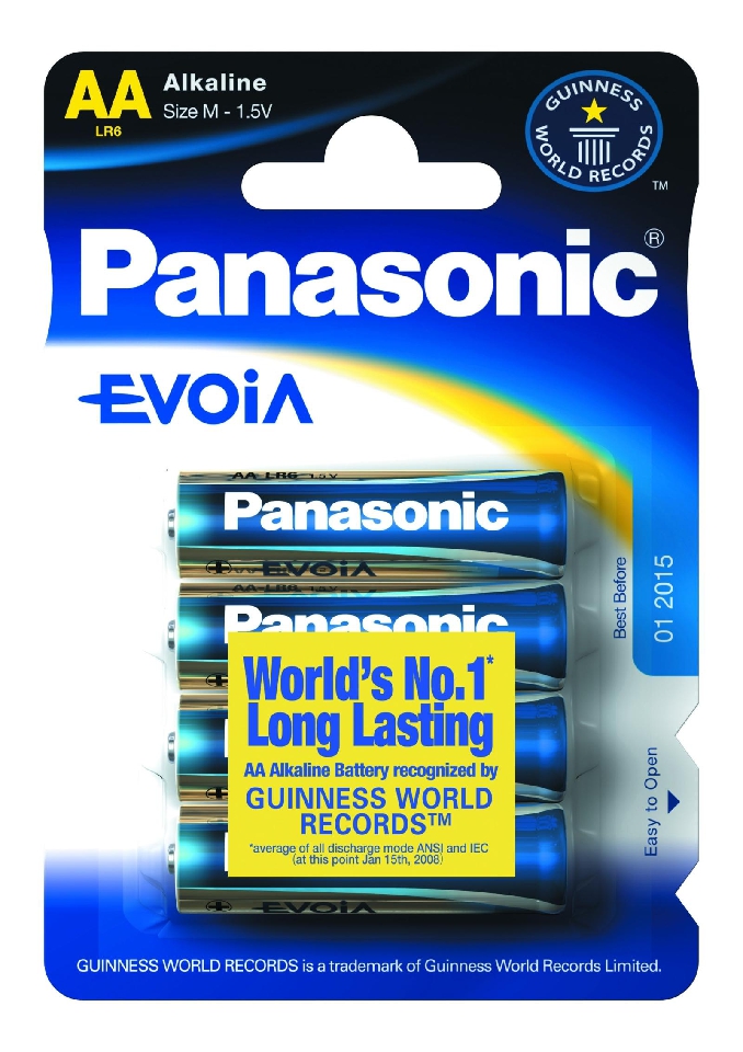 Baterie alkaliczne Panasonic w Księdze Rekordów Guinnessa