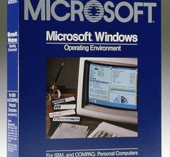 Windows 1.01 (20-11-1985), cena: 100 USD, procesor: 8086/4 MHz, pamięć: 256 KB