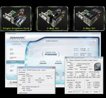 EVGA X58 Triple SLI vantage