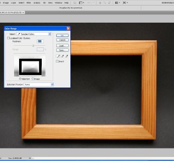 Zdjęcie w prawdziwej ramce