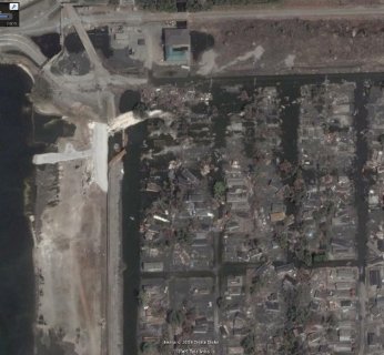 Dzięki funkcji Virtual Time travel możemy prześledzić proces wysychania jeziora Czad, czy topnienia lodowca Grinnel