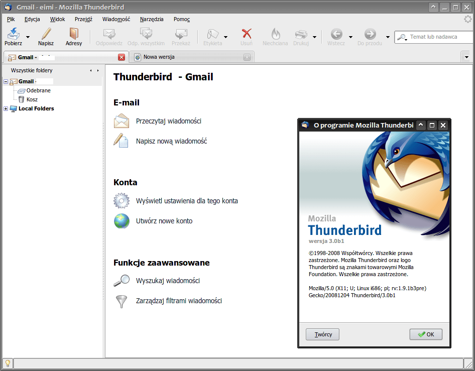 Mozilla Thunderbird 16.0