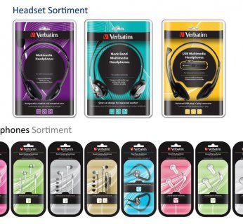 Kolekcja słuchawek Verbatima