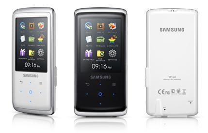 Odtwatrzacz Samsung YP-Q2 mierzy 101 x 49 x 9,9 milimetra