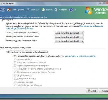 Para aplikacji do ochrony przed szpiegami może poważnie utrudnić nam życie. Jeśli zainstalowałeś program antyspyware – wyłącz Windows Defendera.