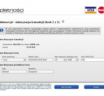 Plastikowe pieniądze są najpowszechniej akceptowanym sposobem płatności za internetowe zakupy.