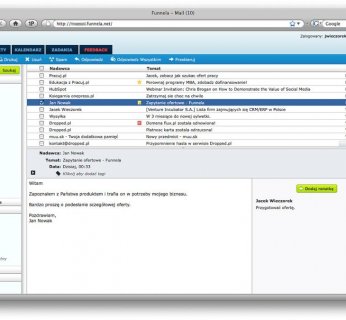 Funnela jest aplikacją rozwijaną w ramach projektów portfelowych Venture Incubator S.A.