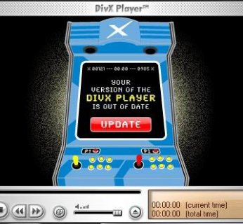Po zaktualizowaniu bazy kodeków producent zmusza nas także do pełnej aktualizacji programu DivX.