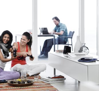 Router zapewnia bezprzewodową transmisję filmów