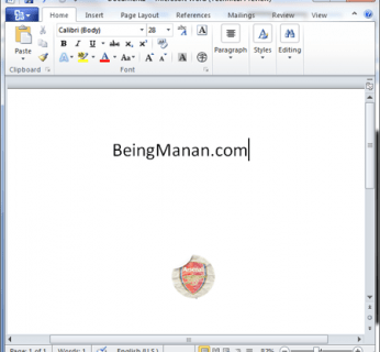 Microsoft Office 2010 - obrazek po usunięciu tła