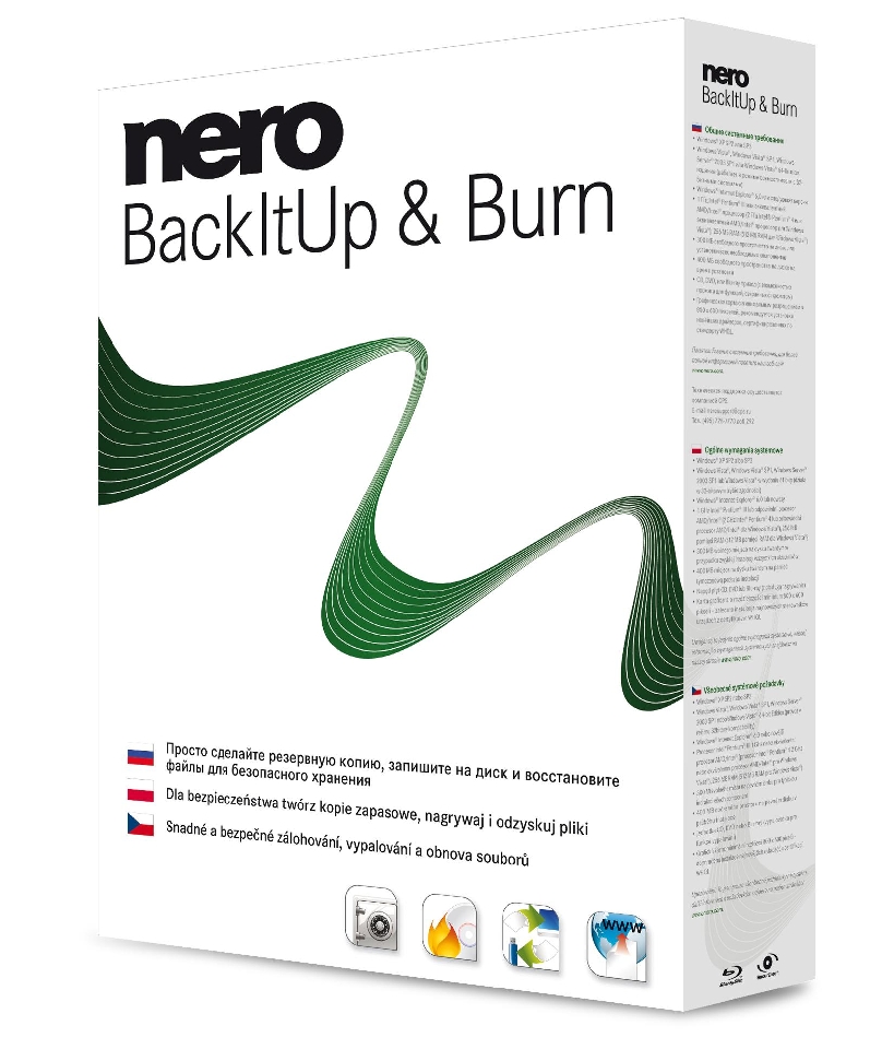 Nero BackItUp & Burn – kopie bezpieczeństwa i nagrywanie