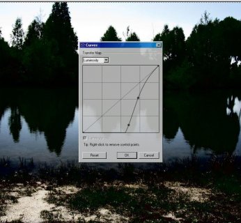 Zastosowanie funkcji Curves