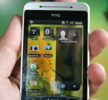 Hero oparto na procesorze Qualcomm z taktowaniem 528 MHz, 288 MB pamieci RAM oraz 512 MB pamięci ROM