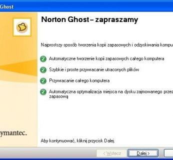 Do wybrania Norton Ghost zachęcają nas intuicyjna obsługa i przemyślane funkcje, np. ładowanie sterowników.