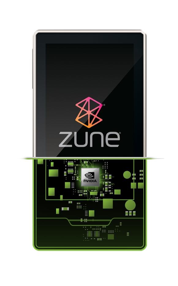 Zune HD oficjalnie z platformą nVidia Tegra