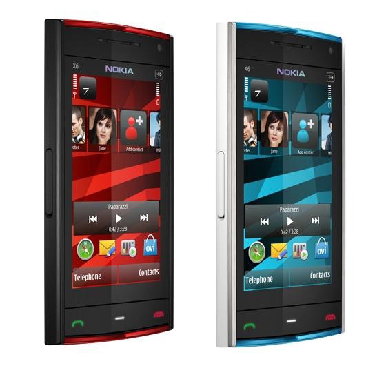 Nokia X6 – ekran pojemnościowy, 32 GB pamięci, WiFi i GPS