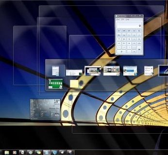 Nowe funkcje interfejsu Aero zapewniają łatwiejsze poruszanie się po systemie.