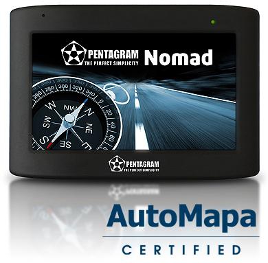 PENTAGRAM prezentuje nawigację z oficjalnym certyfikatem AutoMapy