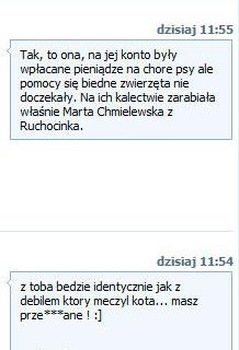 Oto niektóre komentarze z profilu dziewczyny - jest ich kilkaset.