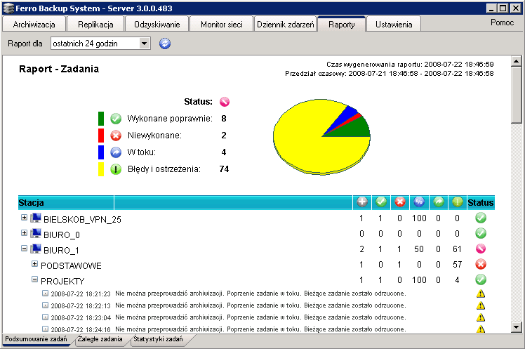 Ferro Backup System 3.3 z obsługą skryptów i bezpośrednim przywracaniem danych