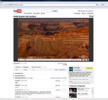 W filmowym portalu umieszczane są pliki, których jakość wyświetlania zostanie poprawiona, gdy klikniemy przycisk »HD. Jednak do płynnego odtworzenia niezbędny jest mocny procesor oraz szerokopasmowe łącze.