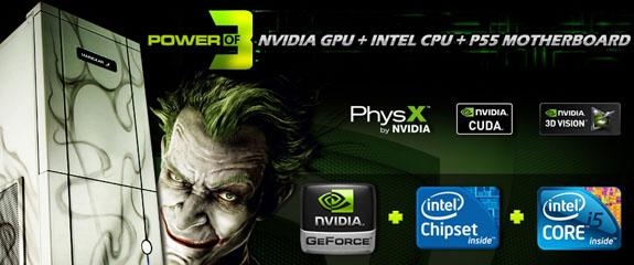 Moc trzech – GPU nVidii, CPU Intela i płyta P55