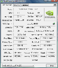 Dane techniczne procesora GeForce GTX 275 wyświetlone przez program GPU-Z.