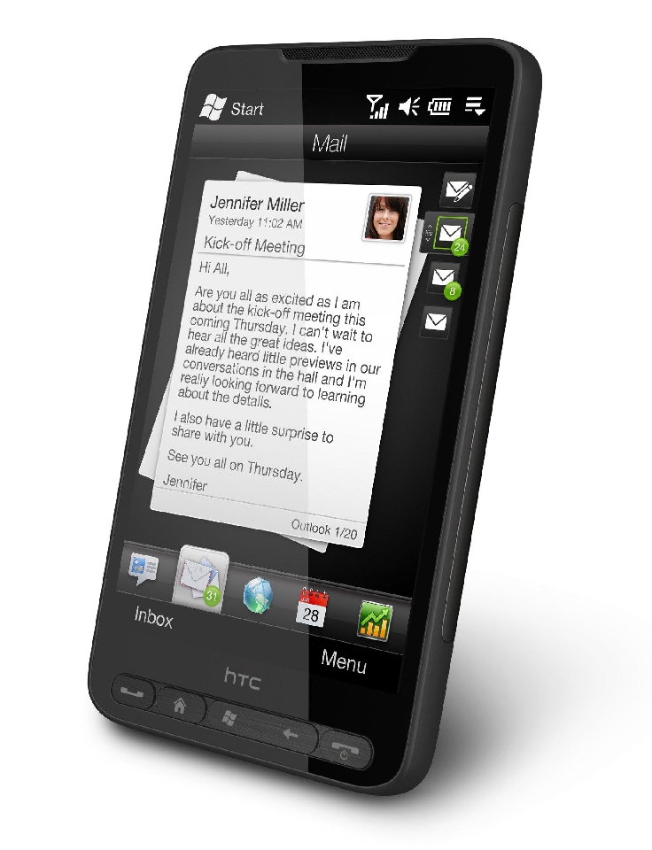 HTC HD2 z 4,3-calowym ekranem multidotykowym