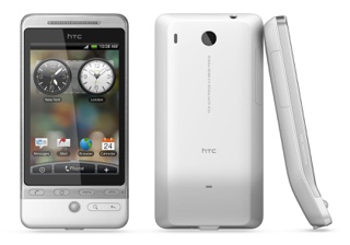 HTC Hero na zdjęciu w wersji białej. Ja użytkowałem telefon w kolorze czarnym.