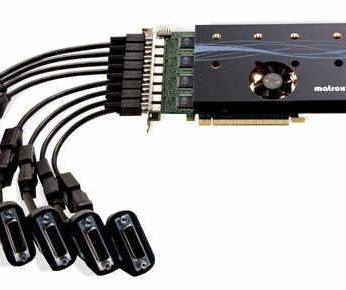 Pierwsza na świecie, jednoslotowa karta, obsługująca osiem monitorów