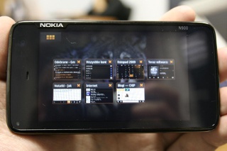 Widok uruchomionych zadań - multitasking to najpotężniejsza broń N900
