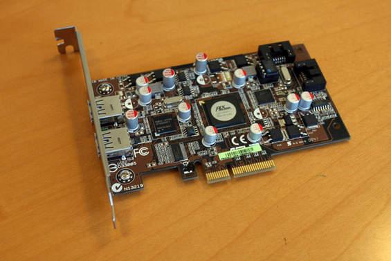 Niedroga karta PCI-e z obsługą USB 3.0 i SATA 6.0 Gbps