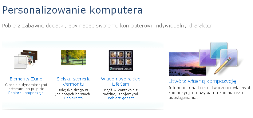 Pulpity Windows 7 będą gościły reklamy