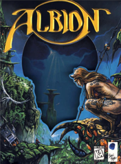 Pudełko gry Albion z 1996 r.