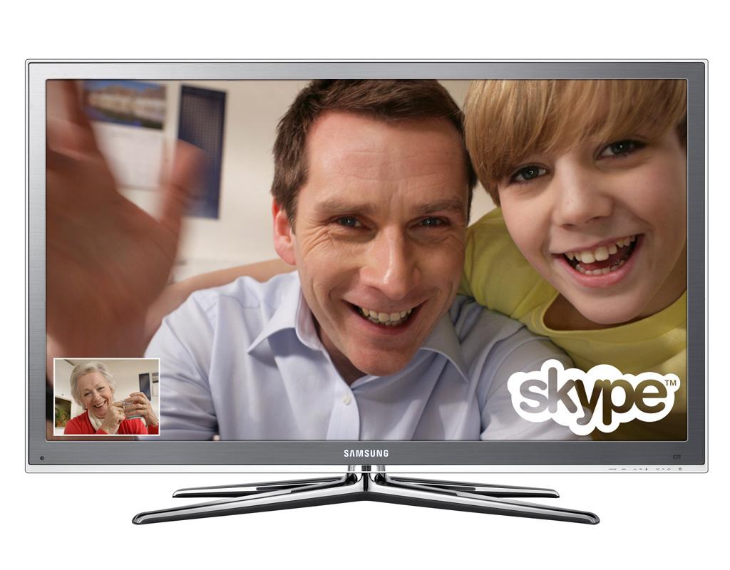 Skype w telewizorach LED HDTV Samsunga