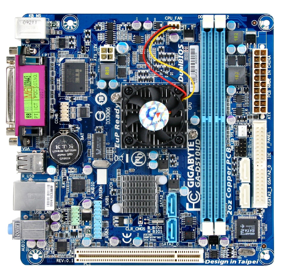 Ekonomiczna płyta mini-ITX ze zintegrowanym procesorem Intel Atom Dual-core